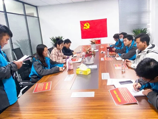 凝心聚力 砥礪前行 開(kāi)盛光伏產(chǎn)業(yè)園聯(lián)合黨支部正式成立！